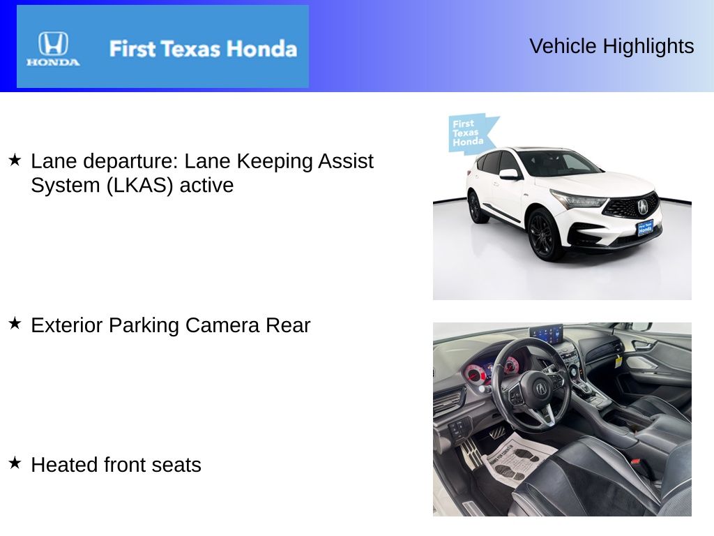 Used Car 2019 Acura Rdx  A-spec Package For Sale Under $25,000 In Austin, Texas
