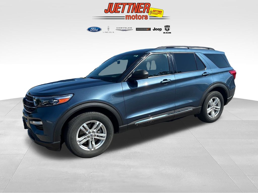 Blue Metallic 2020 Ford Explorer SUV / Crossover All-Wheel Drive Automatic
