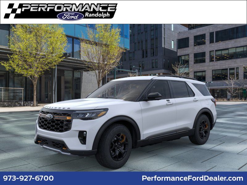 Space White Metallic 2026 Ford Explorer SUV / Crossover All-Wheel Drive Automatic