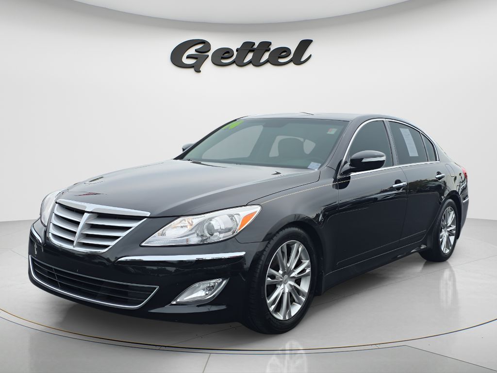 Black 2014 Hyundai Genesis Sedan 8-Speed Automatic