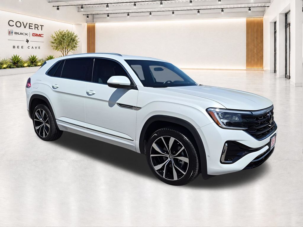 Opal White Pearl 2024 Volkswagen Atlas Cross Sport SUV / Crossover All-Wheel Drive 8-Speed Automatic