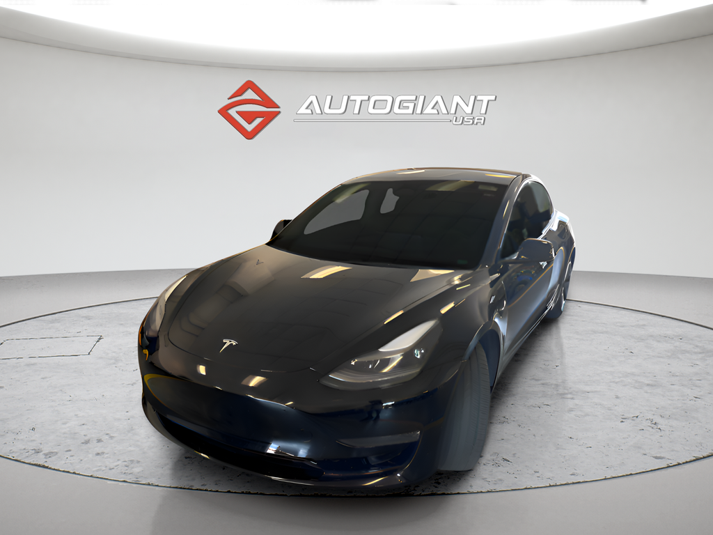 Black 2023 Tesla Model 3 Sedan Rear-Wheel Drive 1-Speed Automatic