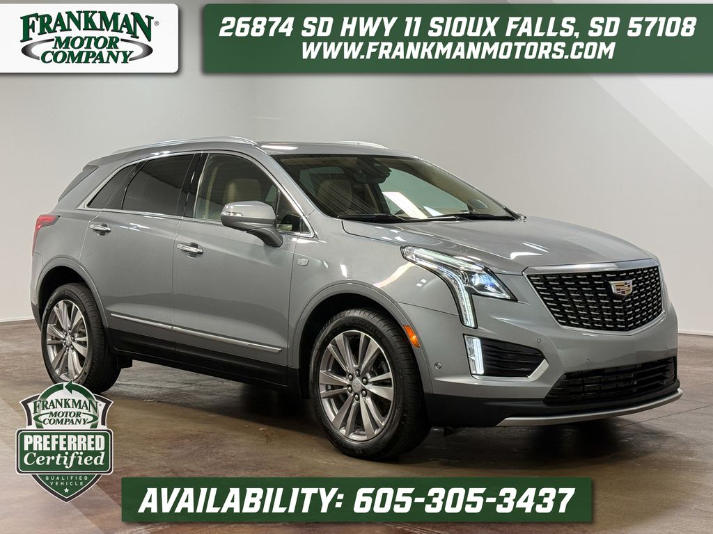 Argent Silver Metallic 2024 Cadillac XT5 SUV / Crossover Four-Wheel Drive 9-Speed Automatic