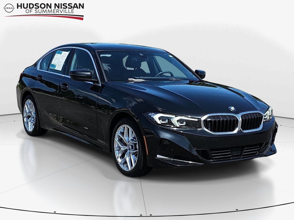 Black Sapphire Metallic 2025 BMW 3 Series Sedan Rear-Wheel Drive 8-Speed Automatic