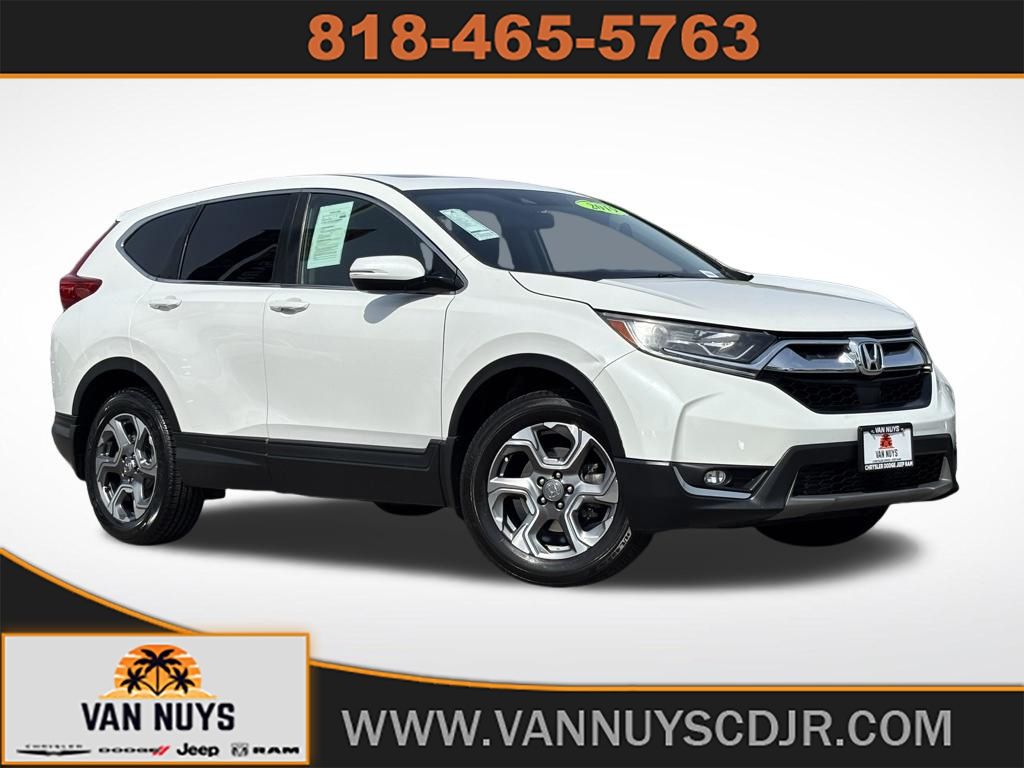 Platinum White Pearl 2019 Honda CR-V EX-L AWD SUV / Crossover All-Wheel Drive Continuously Variable Transmission