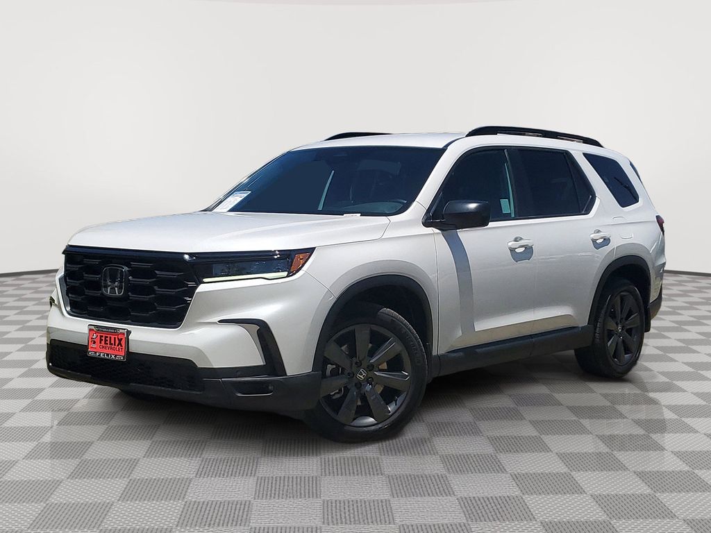 Platinum White Pearl 2025 Honda Pilot SUV / Crossover Front-Wheel Drive Automatic