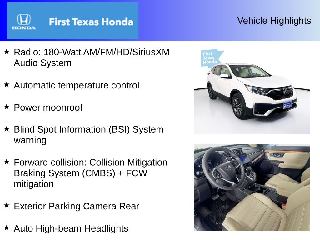 Used Car 2022 Honda Cr-v  Ex For Sale Under $30,000 In Austin, Texas