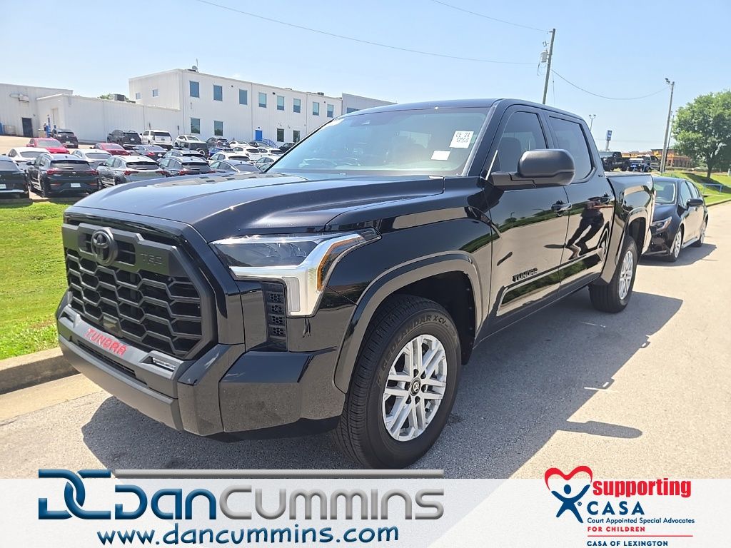 Midnight Black Metallic 2023 Toyota Tundra Pickup Truck Four-Wheel Drive Automatic