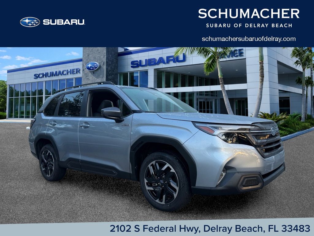 Ice Silver 2026 Subaru Forester Hybrid SUV / Crossover All-Wheel Drive Continuously Variable Transmission