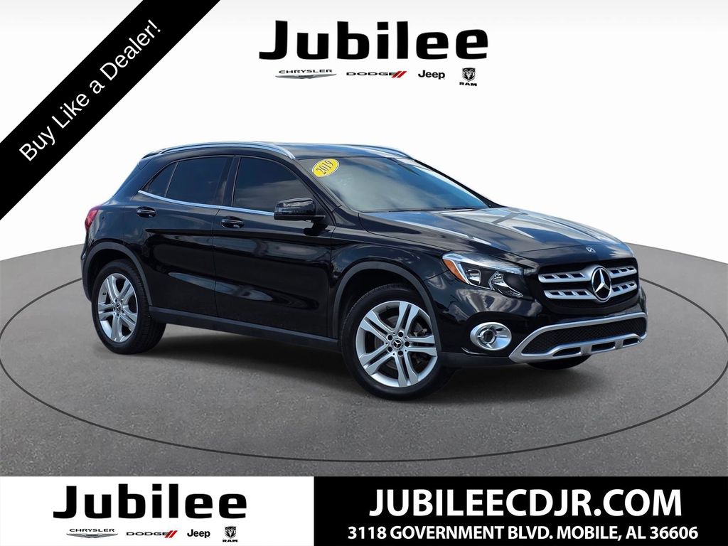 Black 2019 Mercedes-Benz GLA SUV / Crossover Front-Wheel Drive 7-Speed Automatic