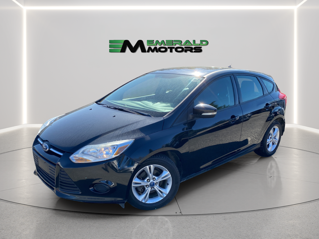 Black 2013 Ford Focus SE Hatchback Hatchback Front-Wheel Drive 6-Speed Automatic