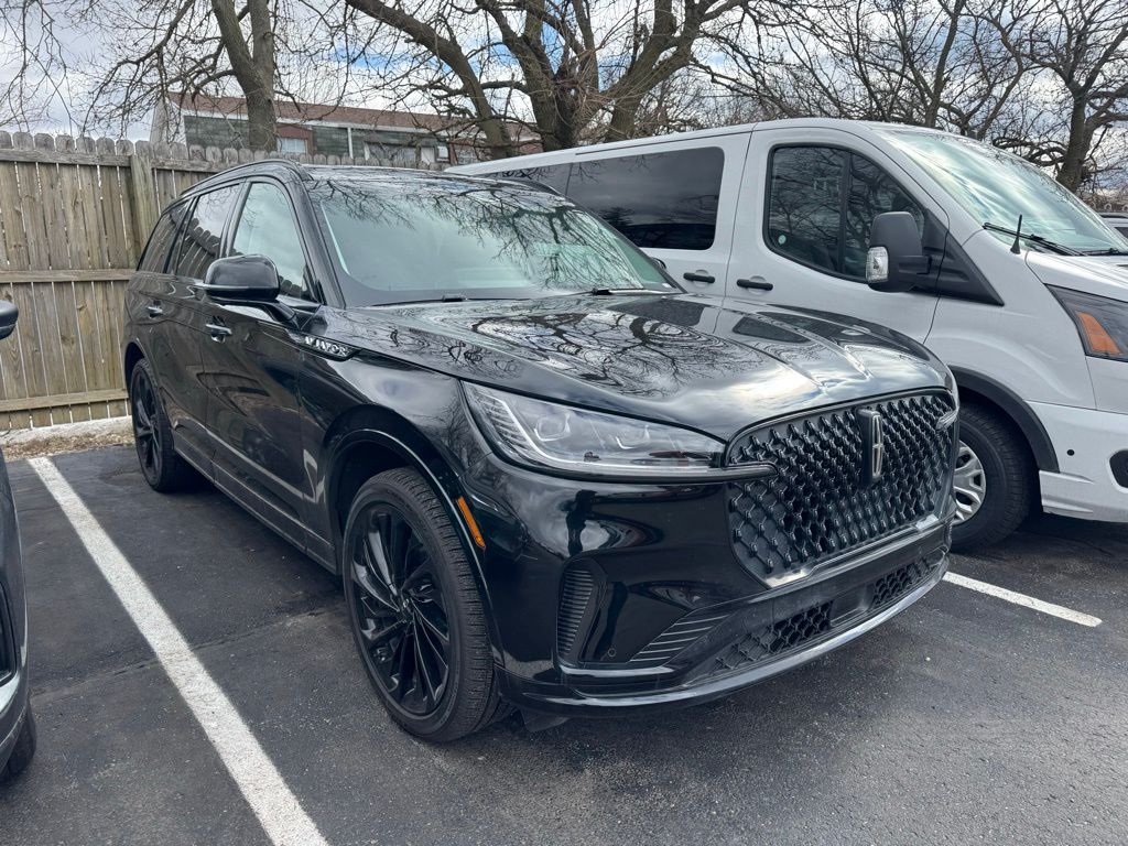 Black Metallic 2025 Lincoln Aviator Reserve AWD SUV / Crossover All-Wheel Drive Automatic