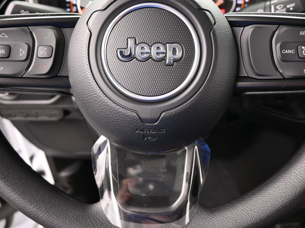 Used 2025 Bright White Clearcoat Jeep Sport image 24