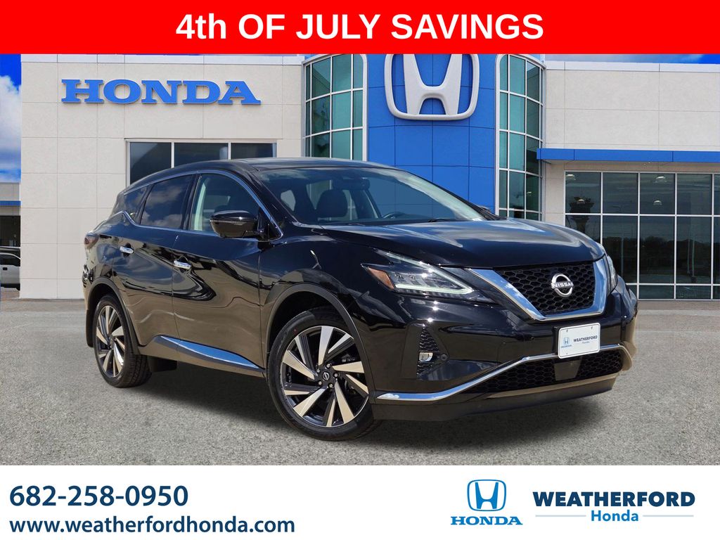 Super Black 2023 Nissan Murano SUV / Crossover All-Wheel Drive Continuously Variable Transmission