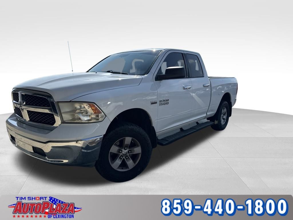 Bright White Clearcoat 2016 RAM 1500 Pickup Truck Four-Wheel Drive 8-Speed Automatic