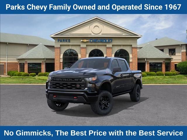Black 2026 Chevrolet Silverado 1500 Pickup Truck Four-Wheel Drive 10-Speed Automatic