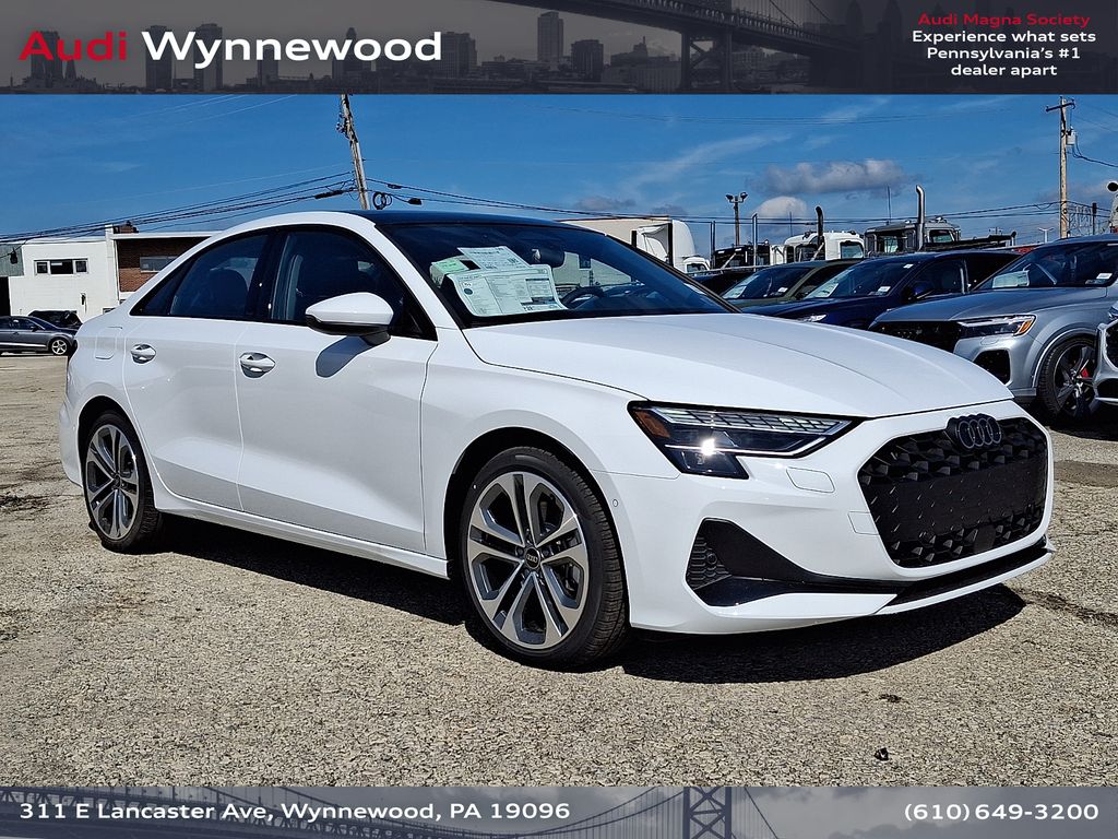 Arkona White 2026 Audi A3 Hatchback 7-Speed Automatic