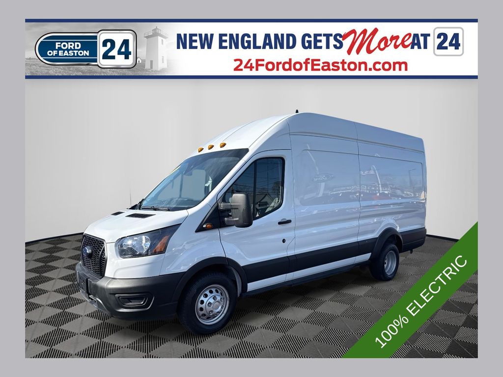 Oxford White 2022 Ford Transit Cargo 350 HD 11000 GVWR High Roof Extended LB DRW RWD Van Rear-Wheel Drive Automatic
