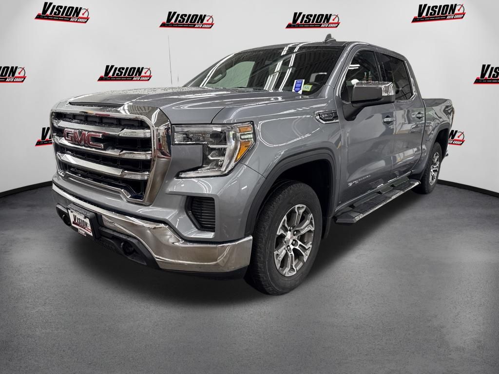 Gray (Satin Steel Metallic) 2019 GMC Sierra 1500 Pickup Truck Four-Wheel Drive 8-Speed Automatic