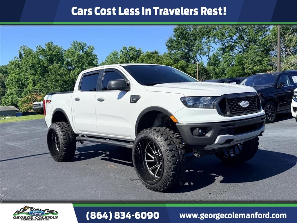 Oxford White 2022 Ford Ranger XLT SuperCrew 4WD Pickup Truck Four-Wheel Drive Automatic