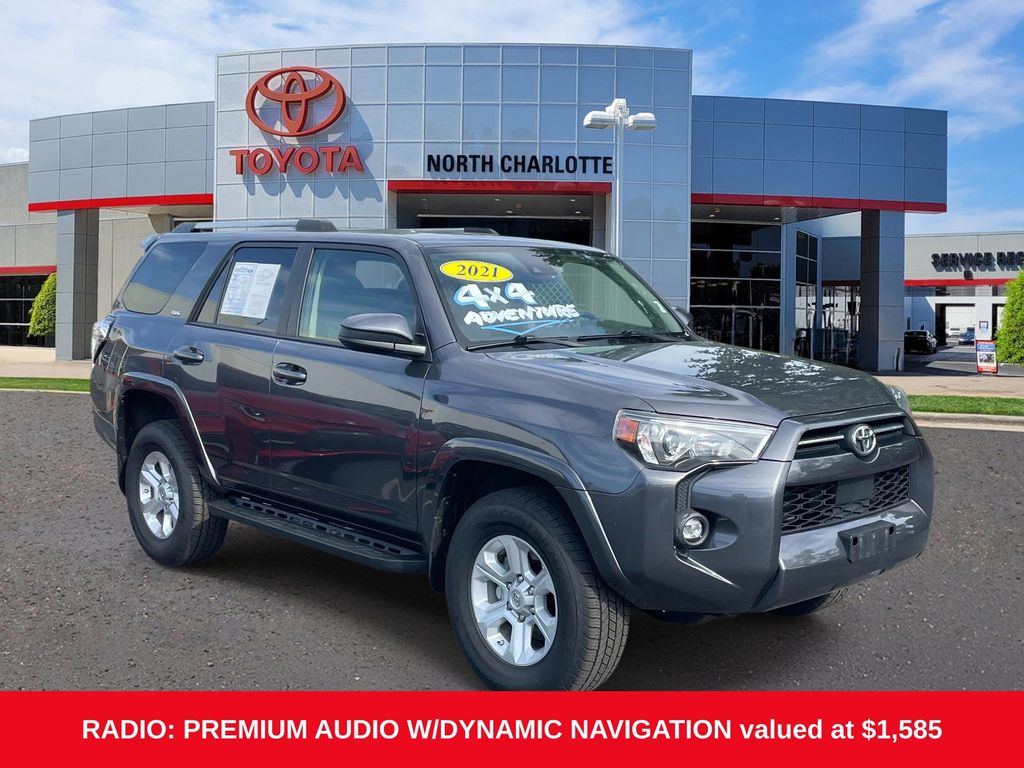 Magnetic Gray Metallic 2021 Toyota 4Runner SUV / Crossover Four-Wheel Drive 5-Speed Automatic Overdrive