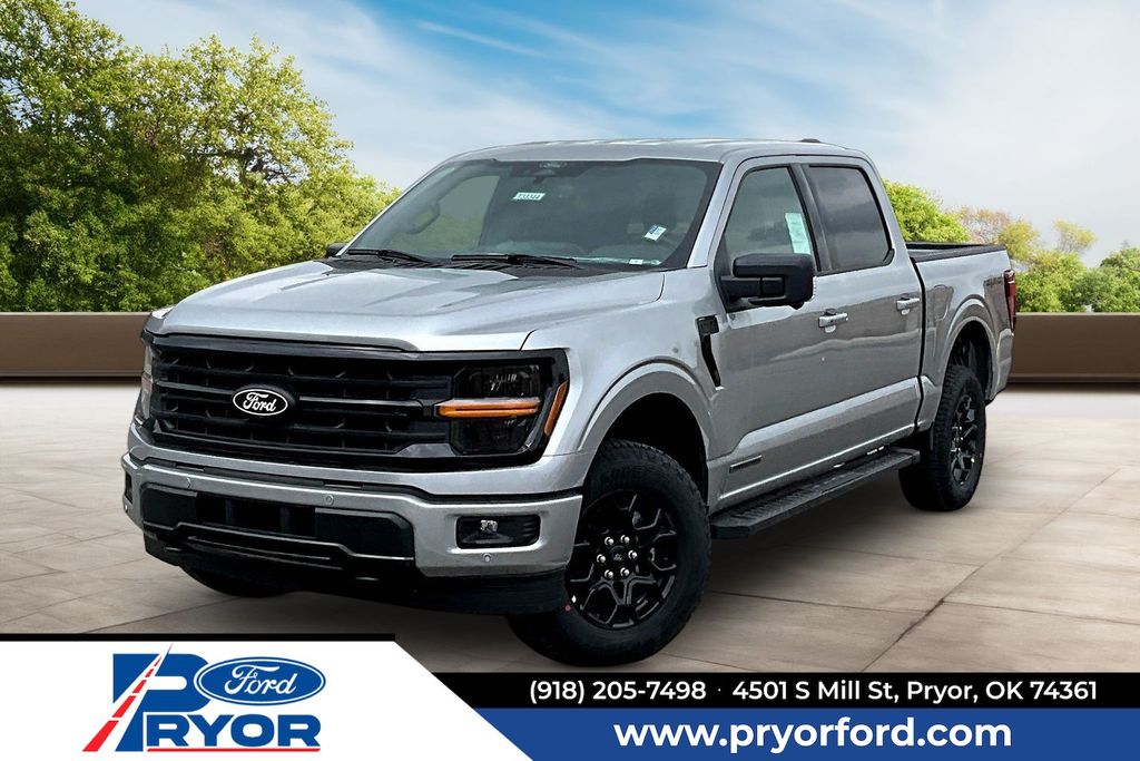 Silver Metallic 2025 Ford F-150 Pickup Truck Four-Wheel Drive Automatic