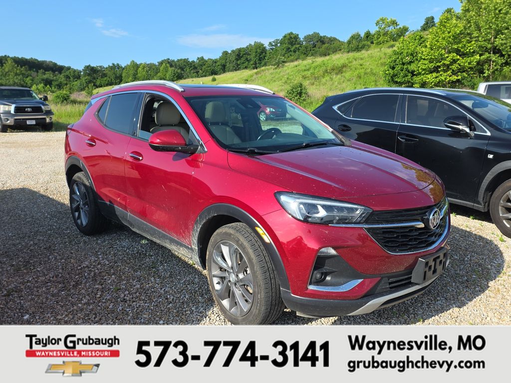 Chili Red Metallic 2021 Buick Encore GX SUV / Crossover All-Wheel Drive 9-Speed Automatic