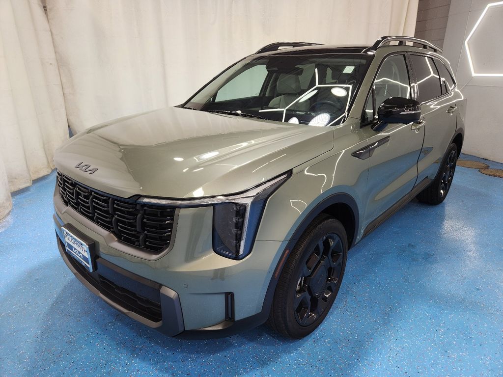 Jungle Green 2025 Kia Sorento X-Line SX AWD SUV / Crossover All-Wheel Drive 8-Speed Dual Clutch