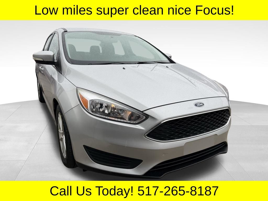 Ingot Silver 2015 Ford Focus SE Sedan Front-Wheel Drive 6-Speed Automatic