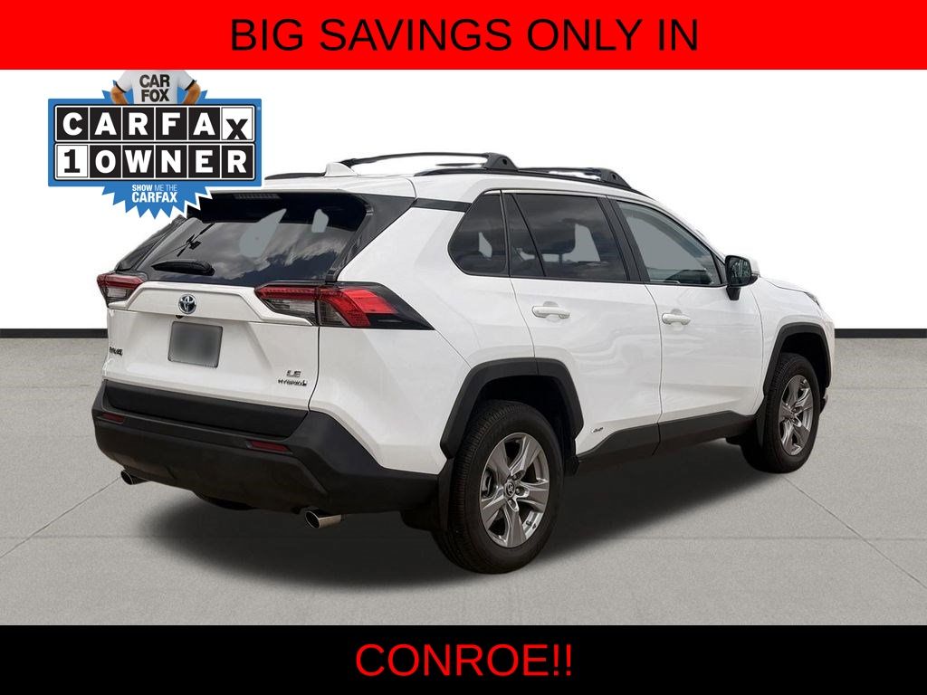 2024 Toyota RAV4 Hybrid LE White at Don McGill Toyota
