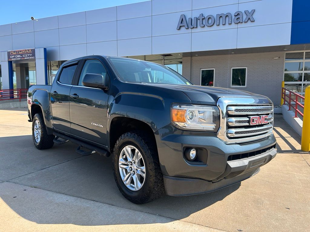 Gray (Dark Sky Metallic) 2019 GMC Canyon Pickup Truck Four-Wheel Drive 8-Speed Automatic