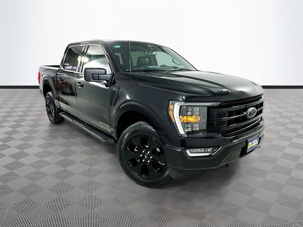 Black Metallic 2023 Ford F-150 XLT SuperCrew 4WD Pickup Truck Four-Wheel Drive Automatic