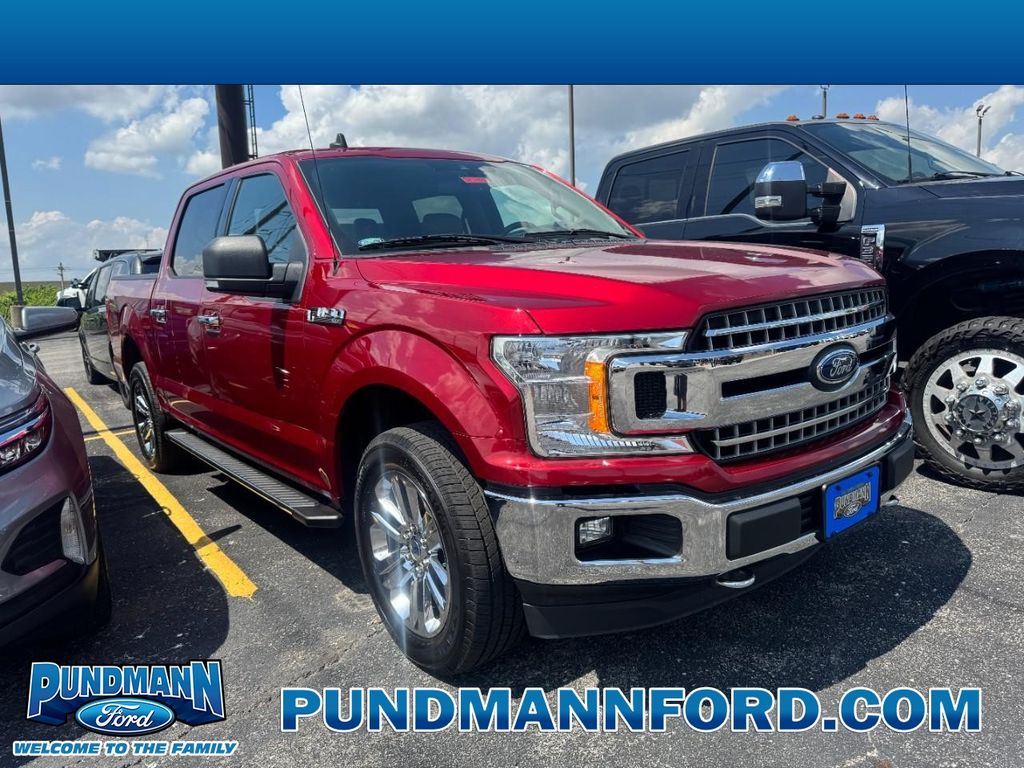 Ruby Red Metallic Tinted Clearcoat 2019 Ford F-150 Pickup Truck Four-Wheel Drive Automatic