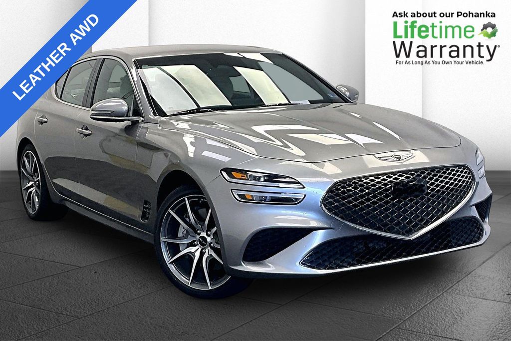 Savile Silver 2025 Genesis G70 Sedan Rear-Wheel Drive 8-Speed Automatic