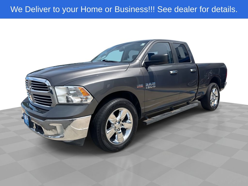 Gray (Granite Crystal Metallic Clearcoat) 2015 RAM 1500 Pickup Truck Four-Wheel Drive 8-Speed Automatic