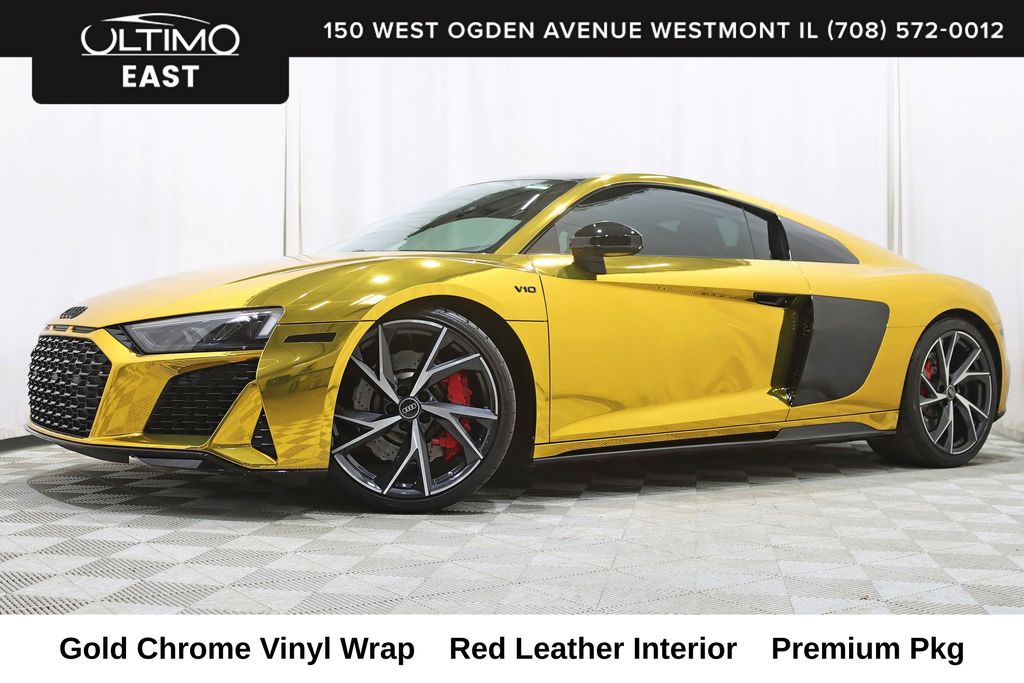 Mythos Black Metallic 2021 Audi R8 V10 Coupe RWD Coupe Rear-Wheel Drive 7-Speed Automatic