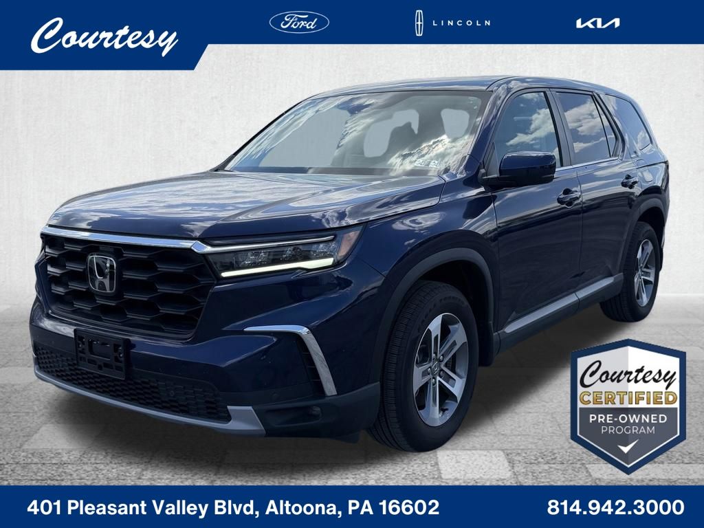 Blue 2025 Honda Pilot SUV / Crossover All-Wheel Drive Automatic