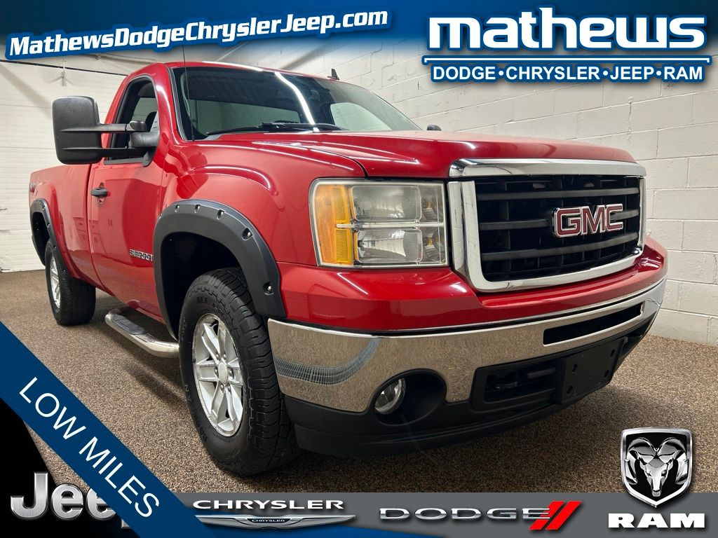 Fire Red 2011 GMC Sierra 1500 Pickup Truck Four-Wheel Drive 6-Speed Automatic
