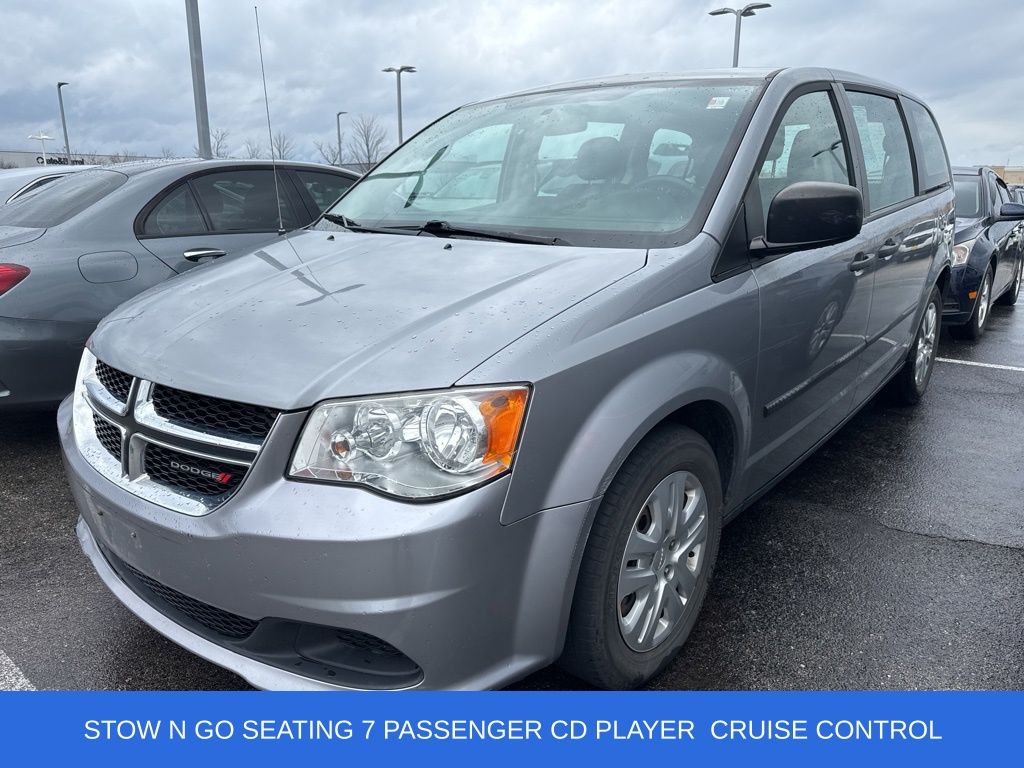 Billet Silver Metallic Clearcoat 2014 Dodge Grand Caravan American Value Package FWD Minivan Front-Wheel Drive 6-Speed Automatic