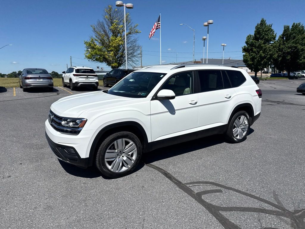 2019 Volkswagen Atlas 3.6L V6 SE White at Carlisle Cadillac Buick GMC