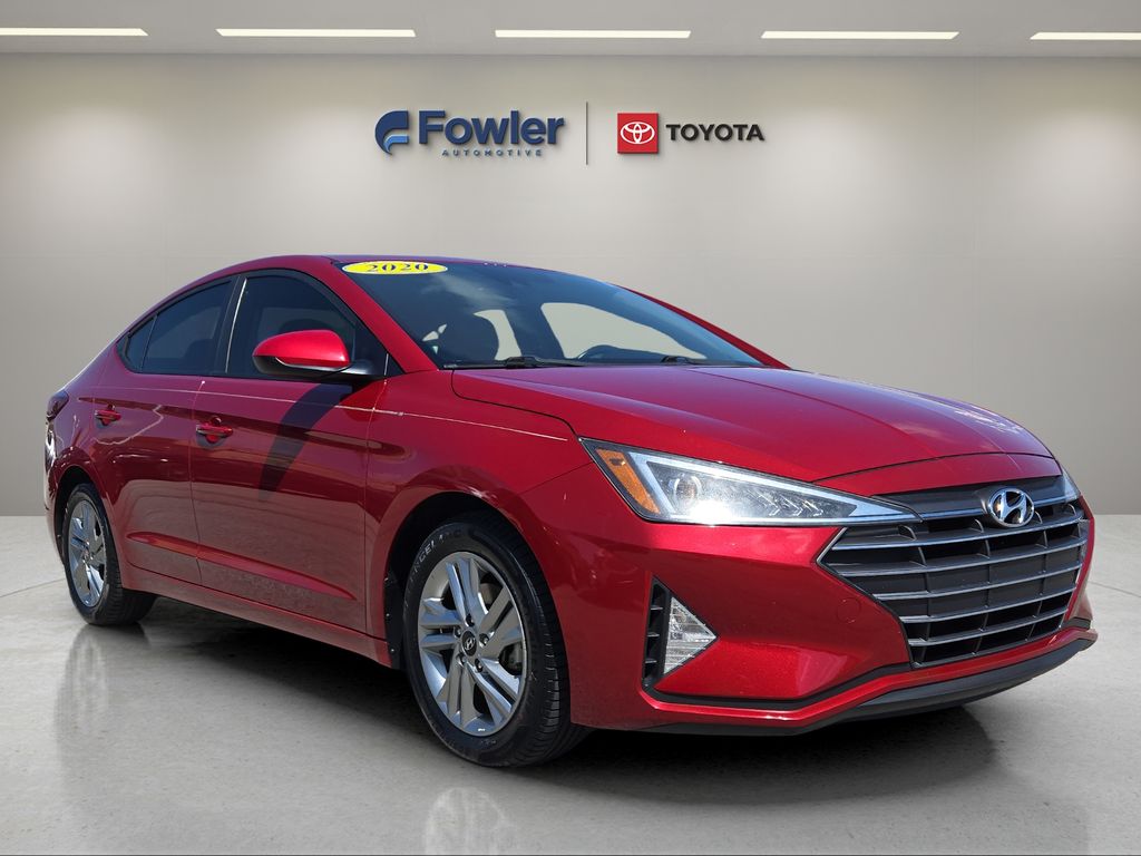 Scarlet Red Pearl 2020 Hyundai Elantra Value Edition FWD Sedan Front-Wheel Drive Continuously Variable Transmission