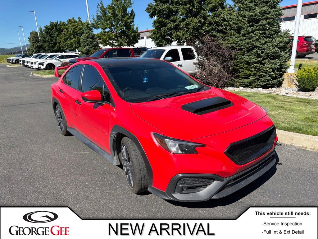 Ignition Red 2023 Subaru WRX Sedan All-Wheel Drive 6-Speed Manual