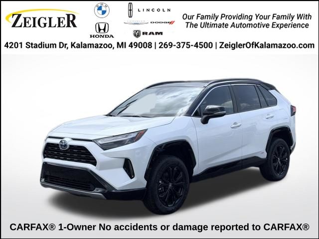 Midnight Black Metallic 2024 Toyota RAV4 Hybrid SUV / Crossover All-Wheel Drive Continuously Variable Transmission