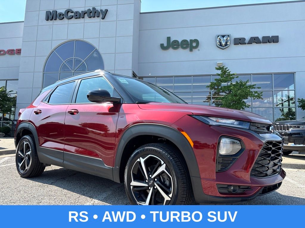 Red (Crimson) 2022 Chevrolet Trailblazer SUV / Crossover Four-Wheel Drive 9-Speed Automatic