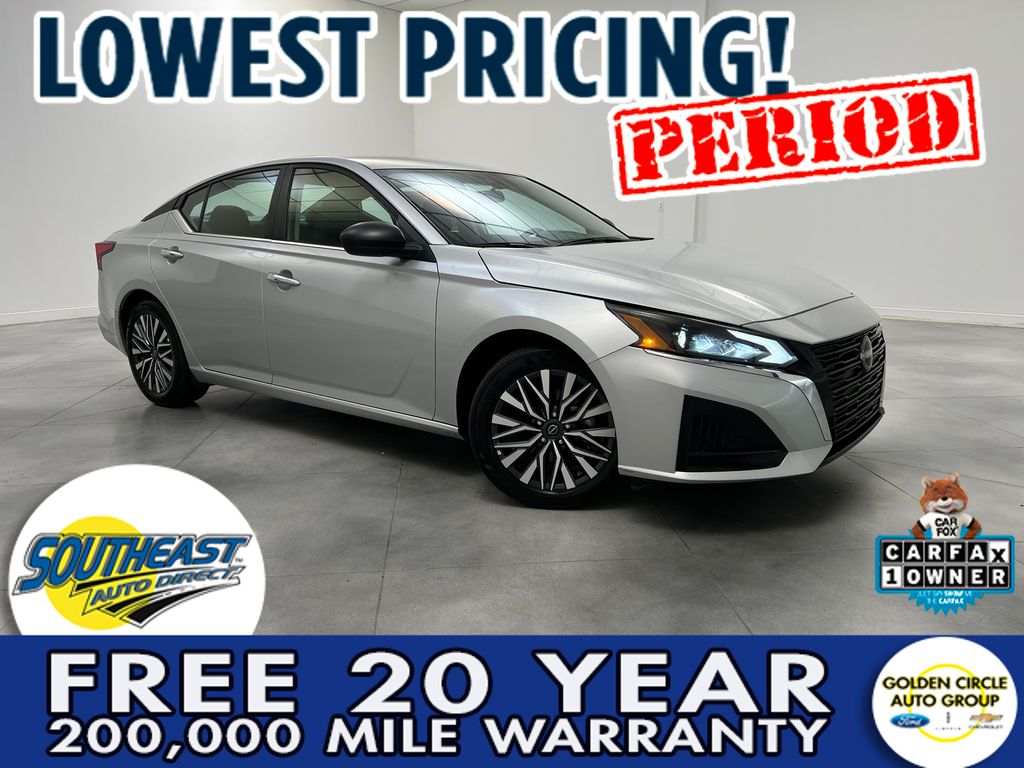 Brilliant Silver Metallic 2025 Nissan Altima Sedan Front-Wheel Drive Continuously Variable Transmission