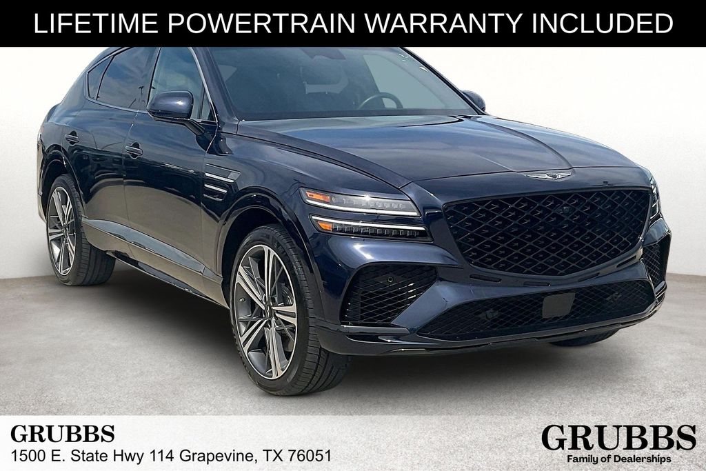 Capri Blue 2025 Genesis GV80 Coupe Coupe All-Wheel Drive 8-Speed Automatic