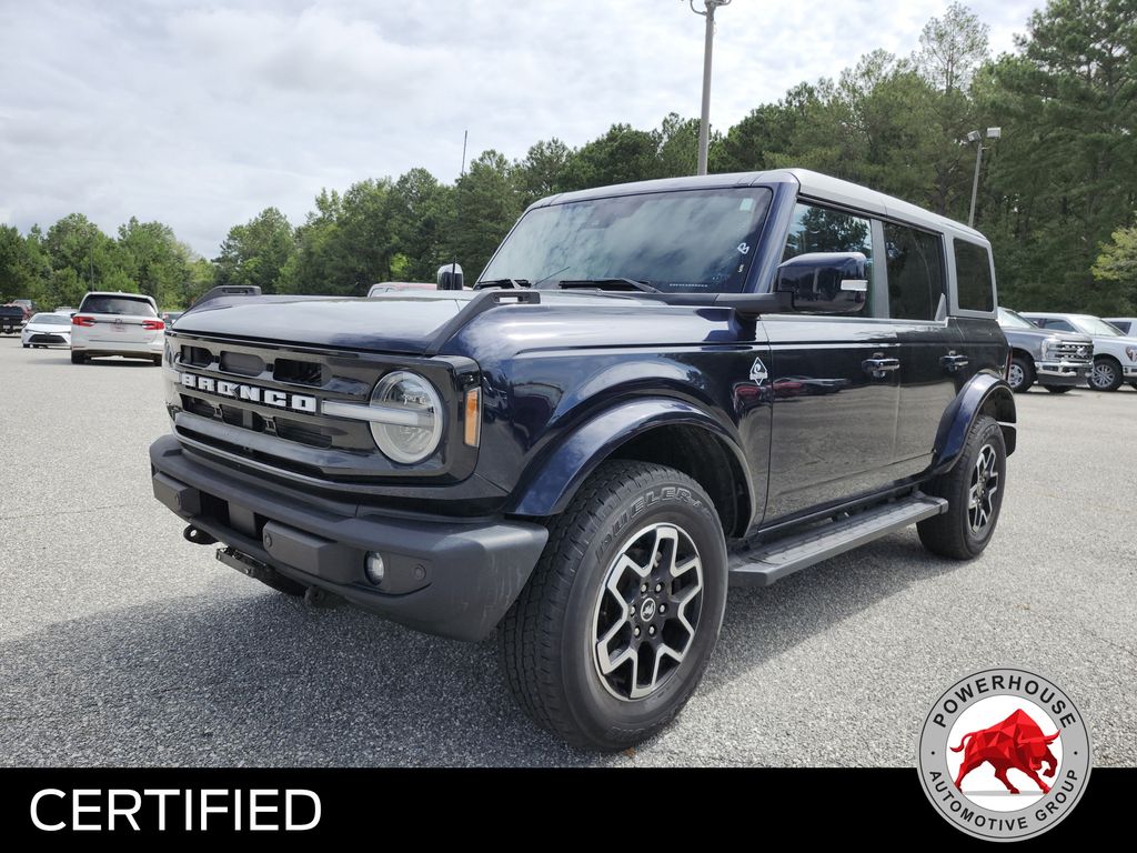 Antimatter Blue Metallic 2021 Ford Bronco SUV / Crossover Four-Wheel Drive Automatic
