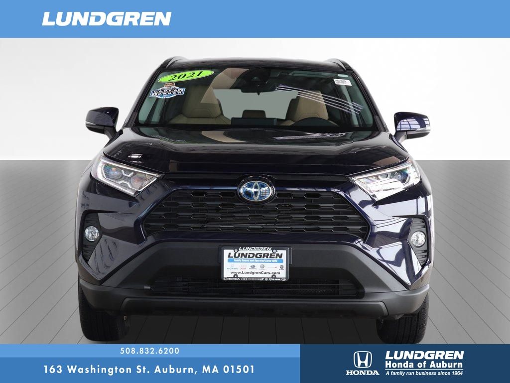 Used 2021 Toyota RAV4 XLE with VIN 4T3RWRFV0MU043431 for sale in Auburn, MA