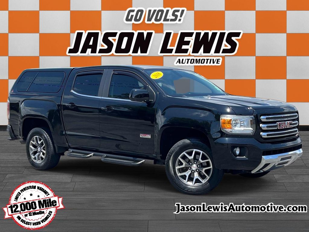 Onyx Black 2016 GMC Canyon Pickup Truck Four-Wheel Drive 6-Speed Automatic
