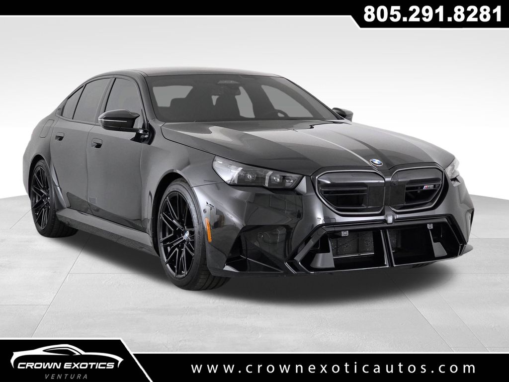 Black Sapphire Metallic 2025 BMW M5 Sedan All-Wheel Drive 8-Speed Automatic